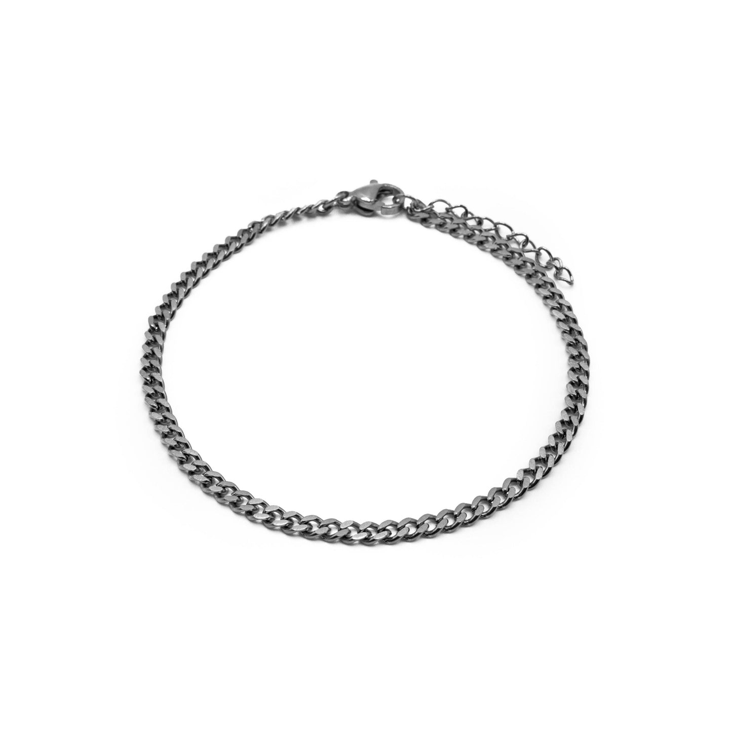 Cuban Bracelet 3mm (Silver)