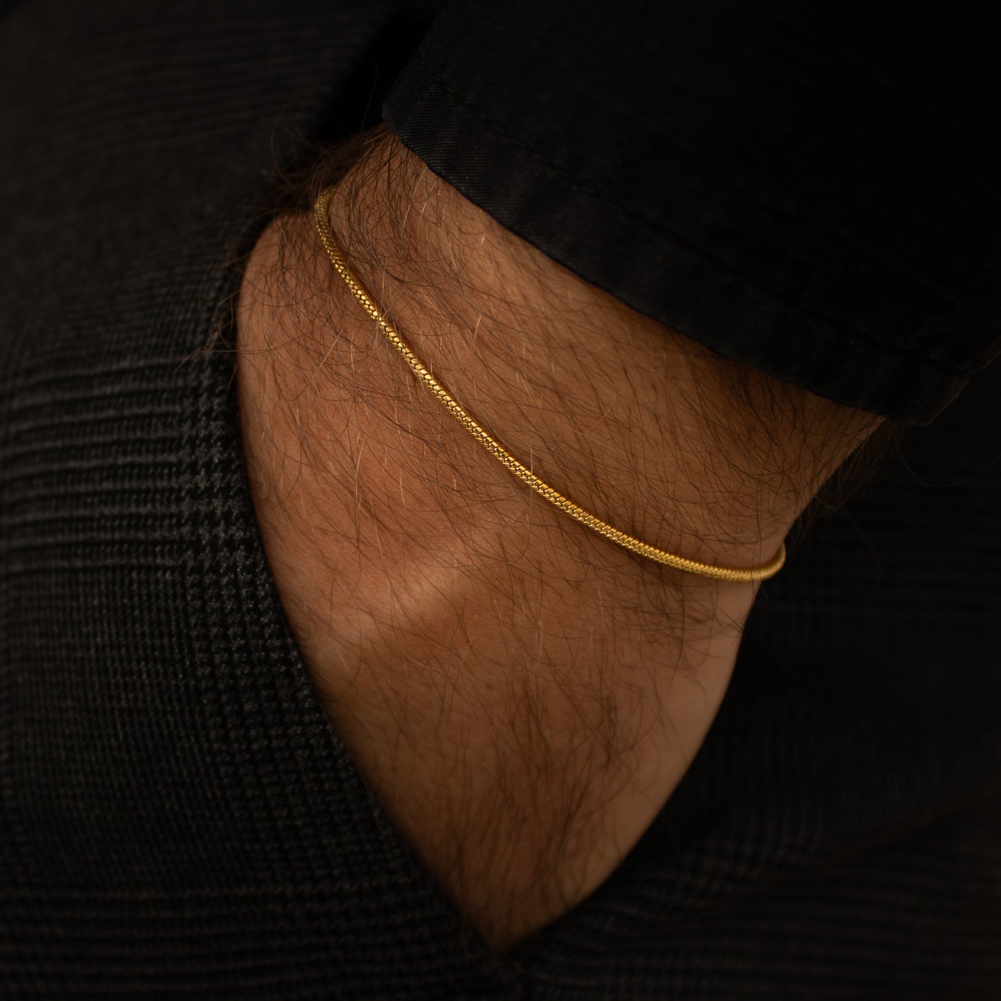 Snake Bracelet 1.5mm (Gold)