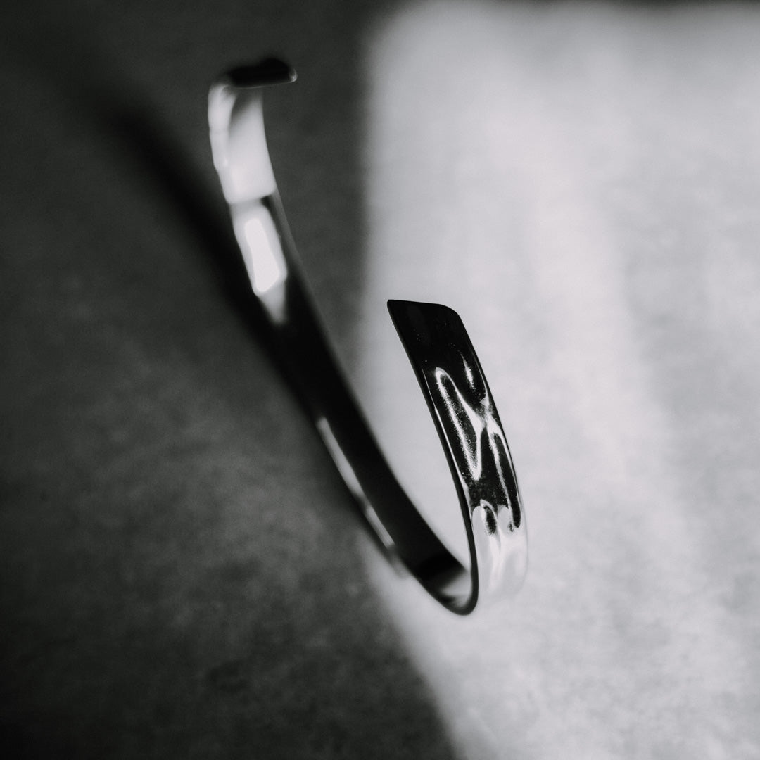 Forged Cuff Bracelet (Silver)