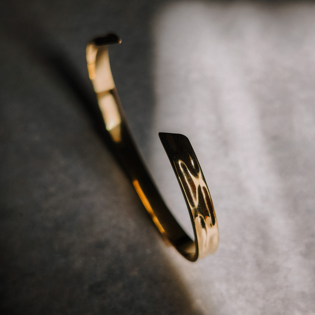 Forged Cuff Bracelet (Gold)
