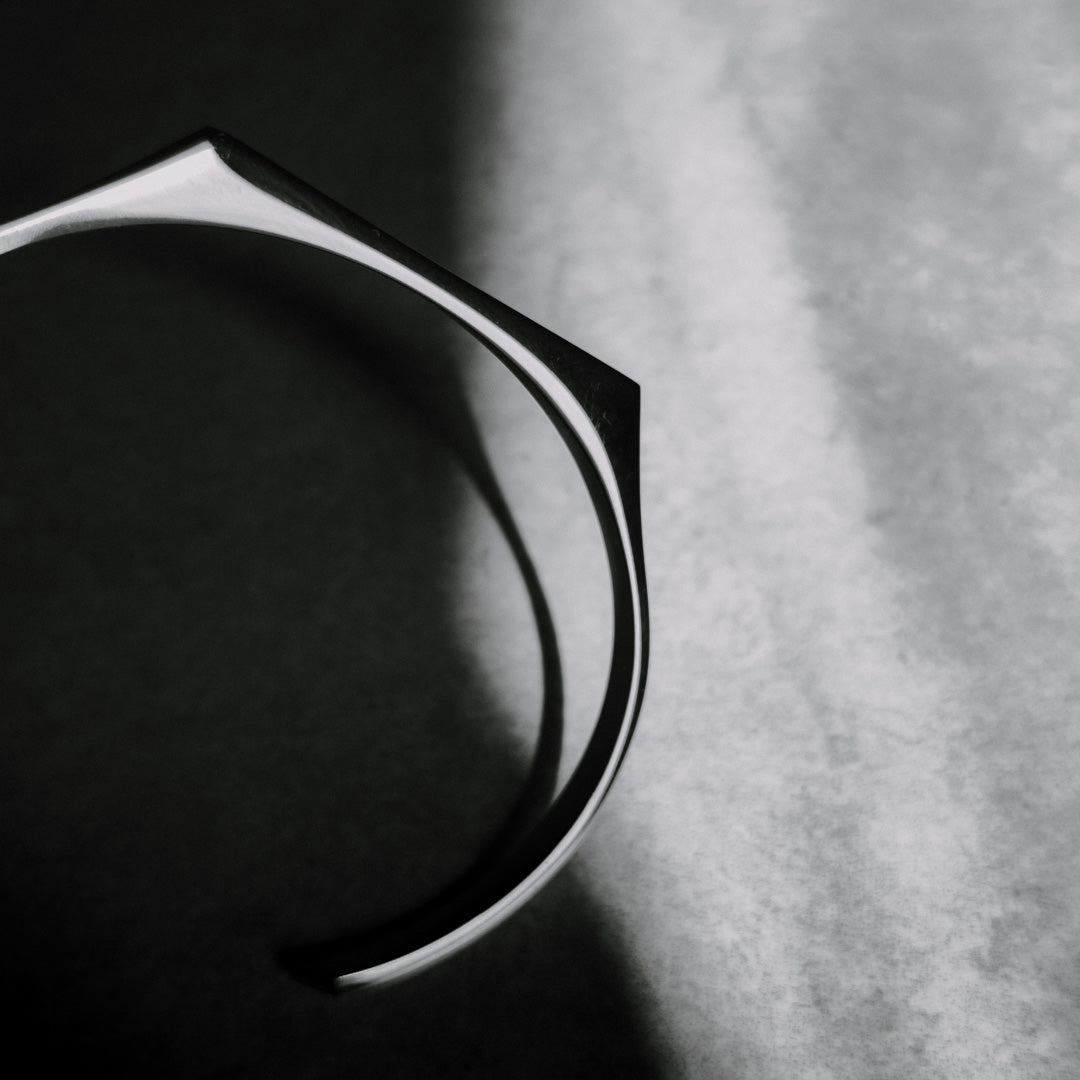 Signet Cuff Bracelet (Silver)