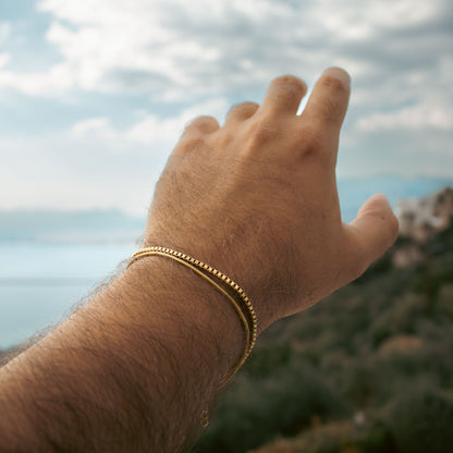 Snake Bracelet 1.5mm (Gold)