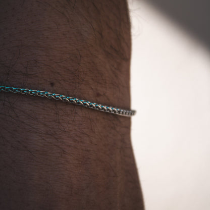Foxtail Bracelet 2.5mm (Silver)