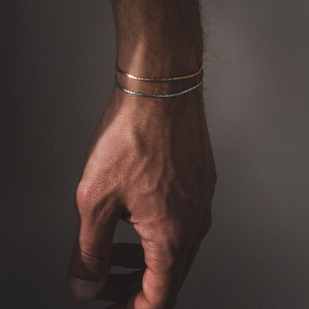 Linear Bracelet 1.3mm (Silver)