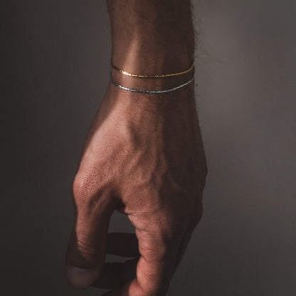 Linear Bracelet 1.3mm (Silver)