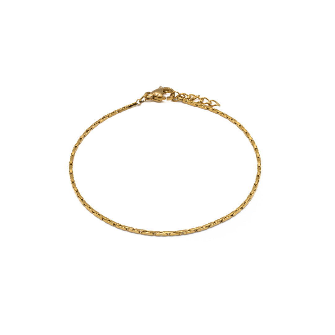 Linear Bracelet 1.3mm (Gold)