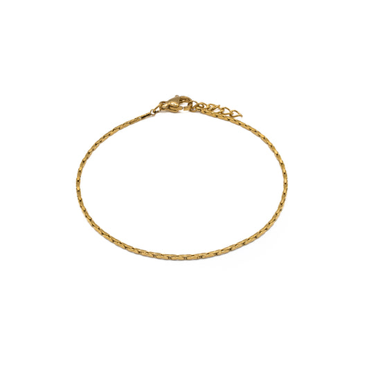 Linear Bracelet 1.3mm (Gold)