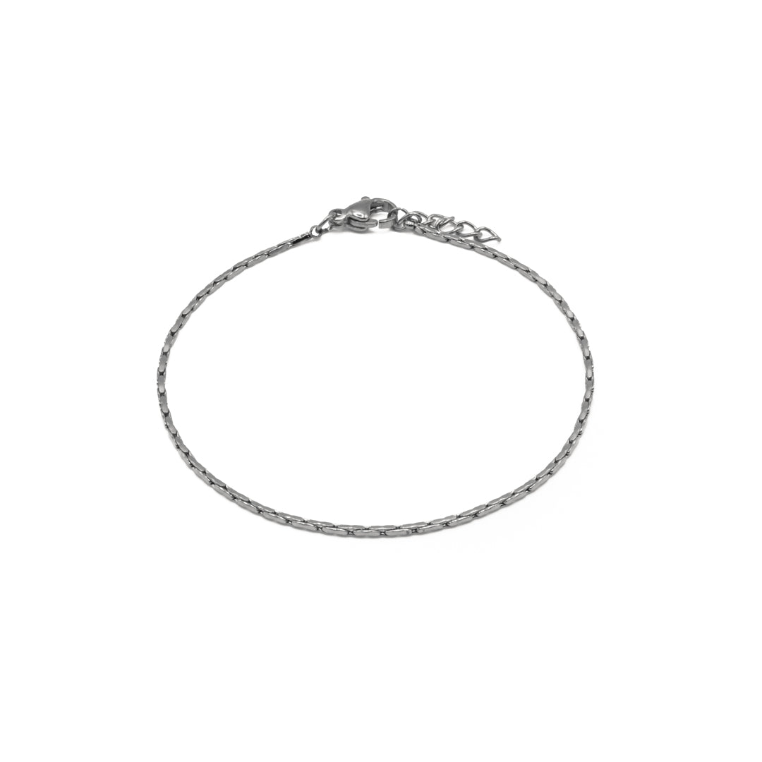 Linear Bracelet 1.3mm (Silver)