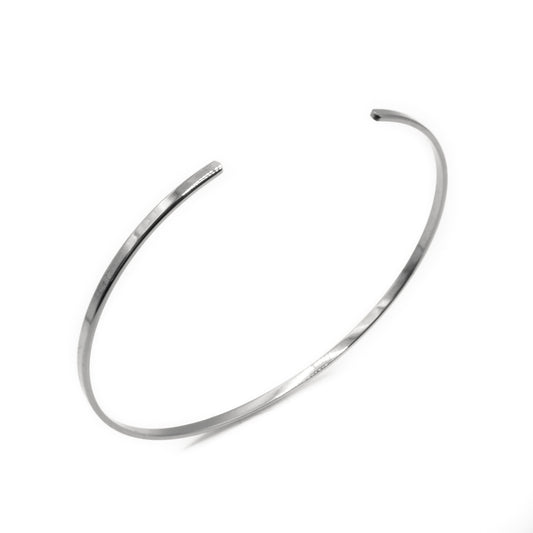 Minimal Cuff Bracelet (Silver)