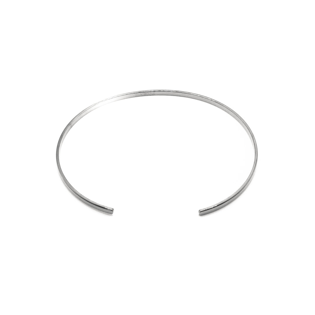 Minimal Cuff Bracelet (Silver)