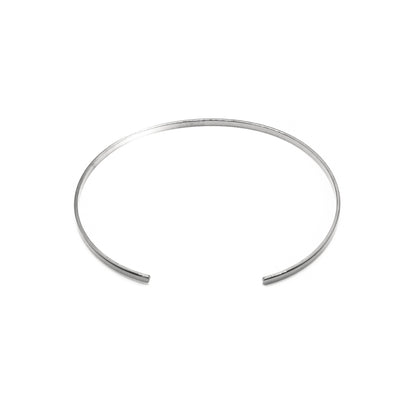 Minimal Cuff Bracelet (Silver)