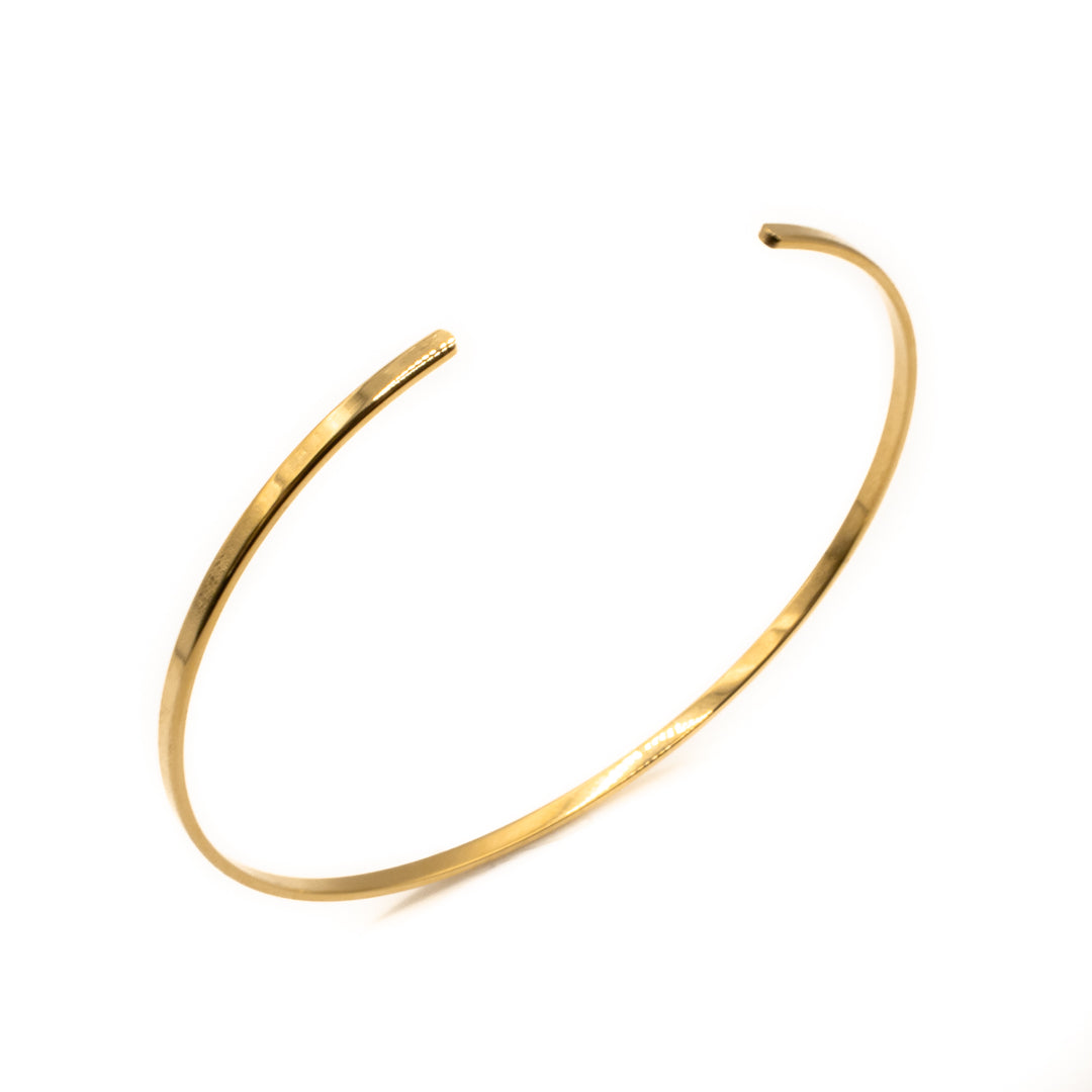 Minimal Cuff Bracelet (Gold)