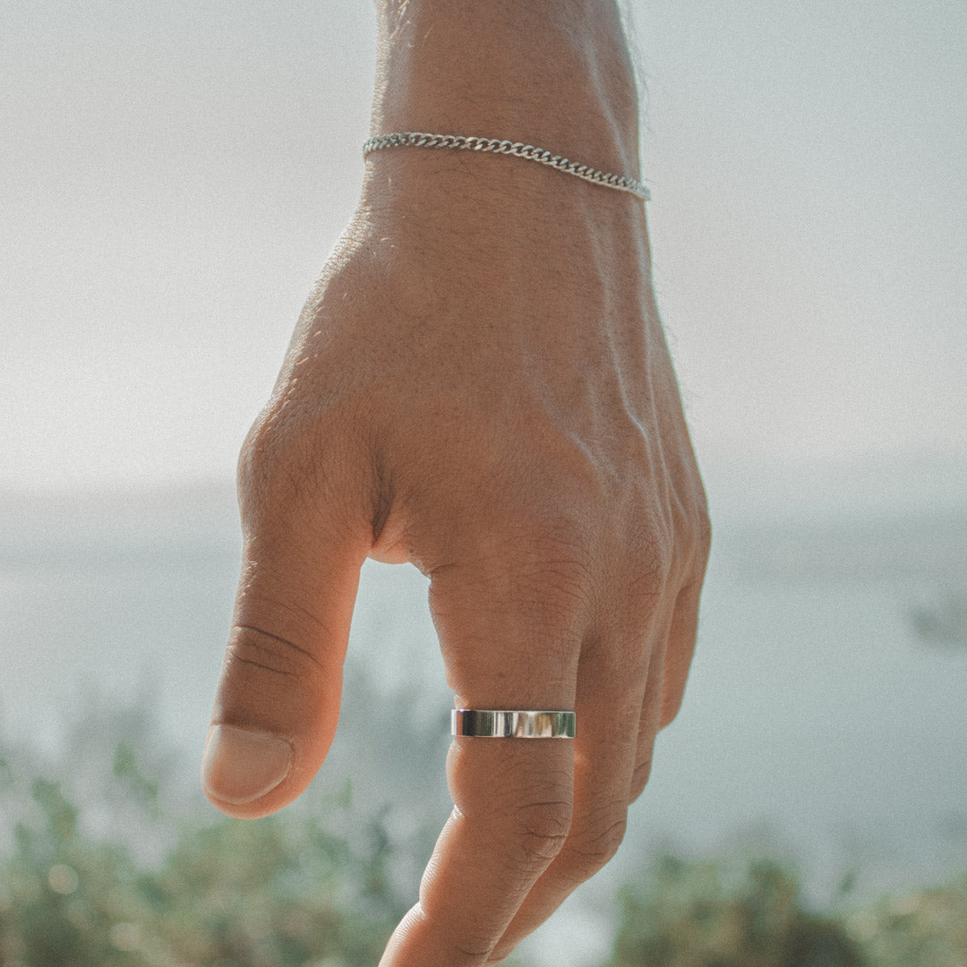 Cuban Bracelet 3mm (Silver)