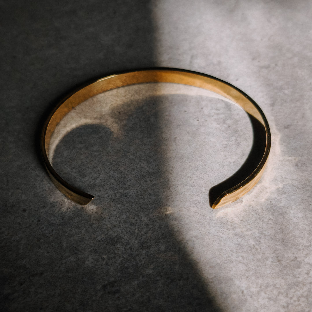 Forged Cuff Bracelet (Gold)