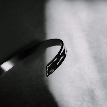 Forged Cuff Bracelet (Silver)
