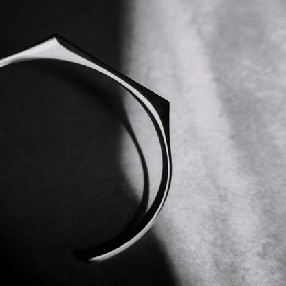 Signet Cuff Bracelet (Silver)