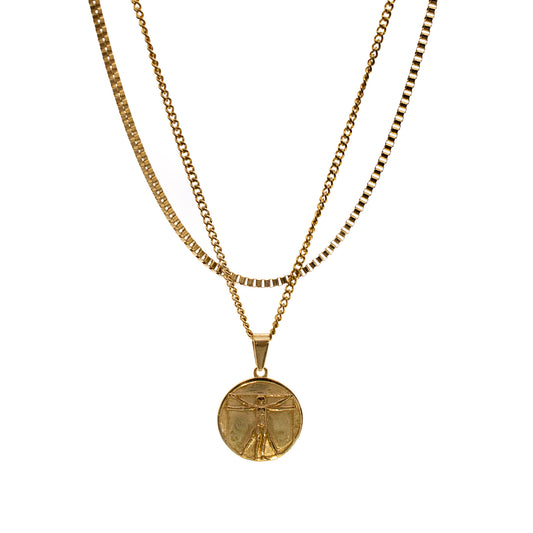 Vitruvian Man Set (Gold)