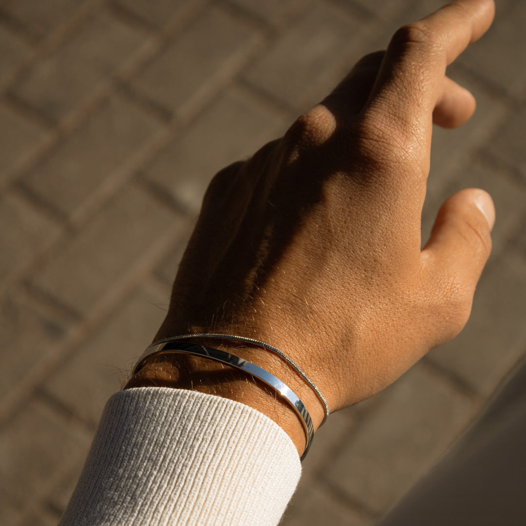 Cuff Bracelet (Silver)